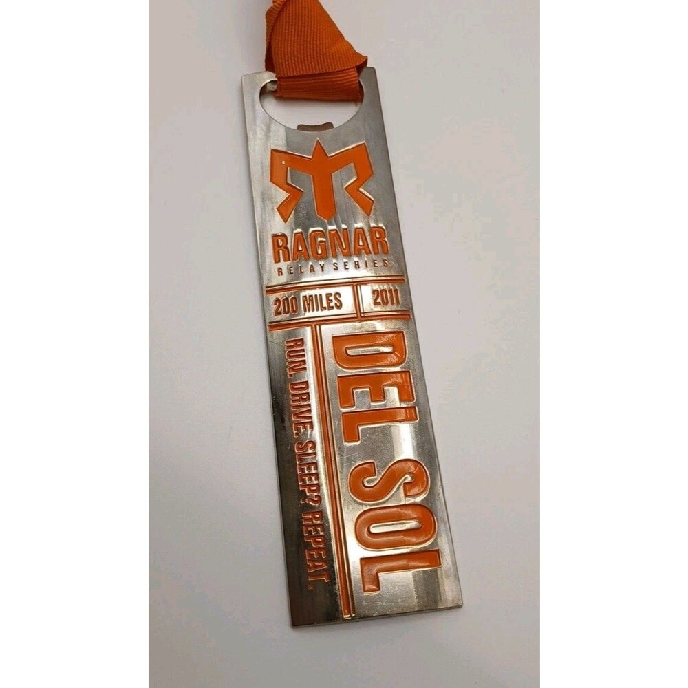 Ragnar Relay Series 2011 Del Sol Medal Beer Opener 200 Miles Run Race Marathon